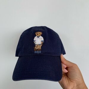 Polo by Ralph Lauren Navy Blue Bear Hat